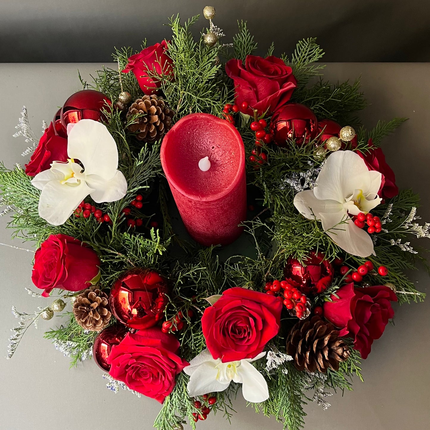 Winter Radiance Centerpiece