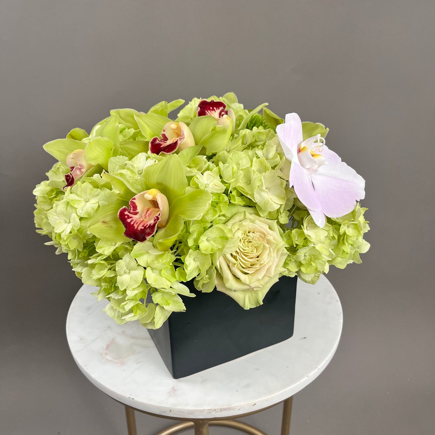 Lush Lime Vase Arrangement