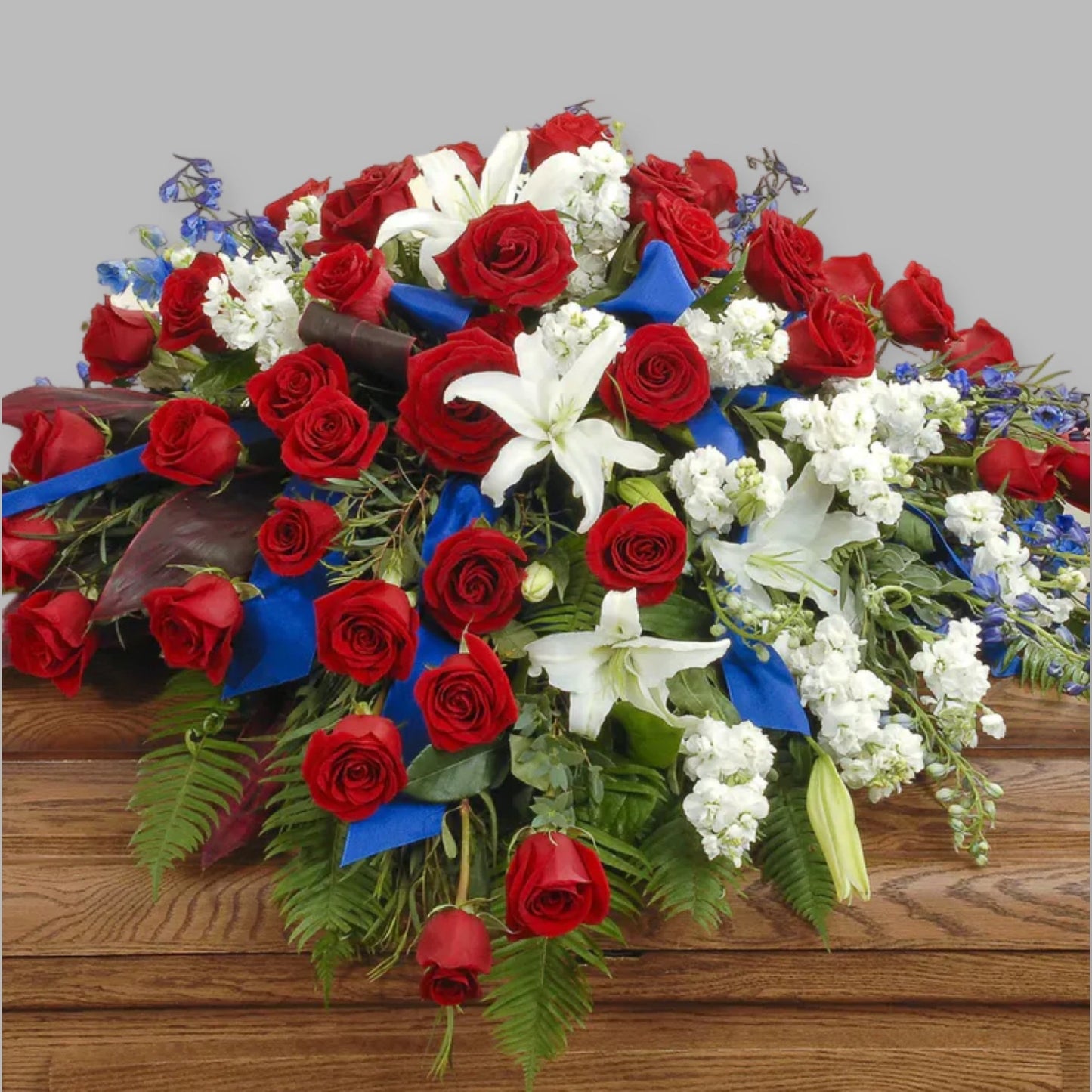 Patriotic Casket Spray